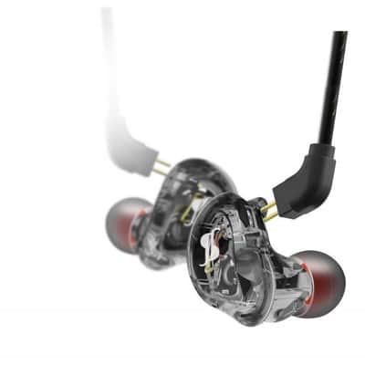 Stagg SPM-235 BK Dual Driver Sound Isolating In Ear Monitors with Case -Translucent image 1