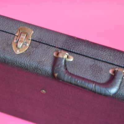 Vintage1960's Fender Jazzmaster / Jaguar Hard Case - Black Tolex -  Pre-CBS Strat image 10