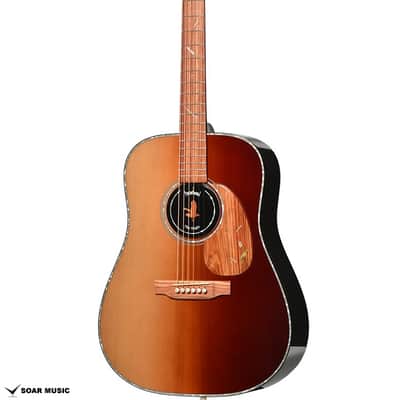 Headway Acoustic guitar The Eagle TWC/ATB Type D  - TLP-HGR(Tulip Half Gradation) #A04141 - 2.1kg image 1