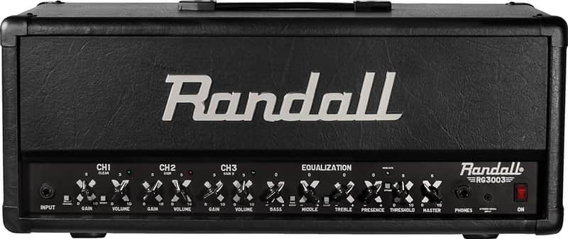 Randall RG3003H 300W 3 CH FET Solid State Guitar Amp w/ Footswitch image 1