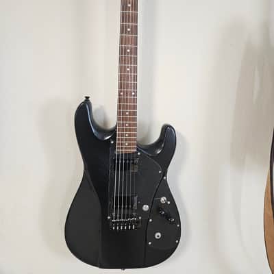 Custom Built ST Style Electric Guitar With Dean Vendetta Neck - Black image 1