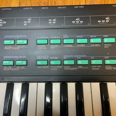 Yamaha DX100 Programmable Algorithm Synthesizer 1985 - Black image 6
