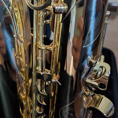 Selmer STS280R La Voix II Step-Up Model Tenor Saxophone 2010s - Clear-Lacquered Brass image 6