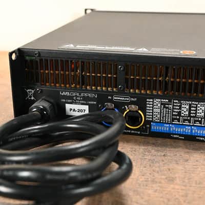 Lab Gruppen C 48:4 4800W 4-Channel Power Amplifier CG01MYV image 10