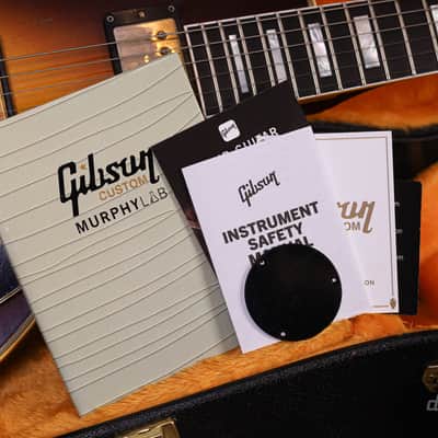 Gibson M2M Les Paul Custom Tobacco Sunburst Murphy Lab Heavy Aged image 22