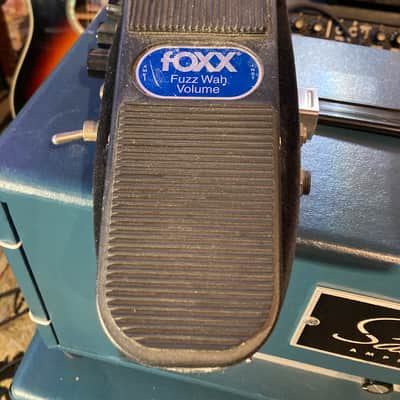 Foxx Fuzz Wah Volume Reissue Pedal USA 2006 - Black image 1