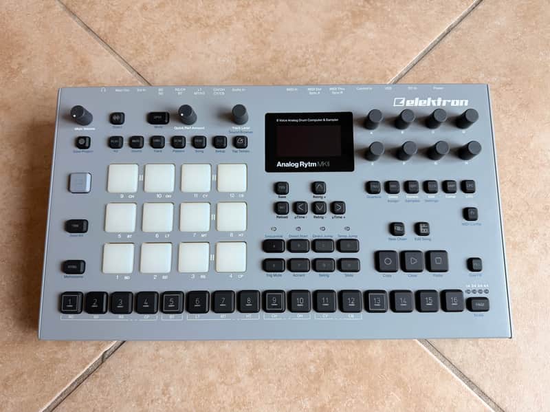 Elektron Analog Rytm with Decksaver, New Screen, Key Caps image 1