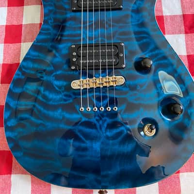 Carvin CT-6 2004 - Quilted Deep Blue image 3