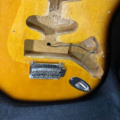 Cort Strat style body and neck - Sunburst image 8