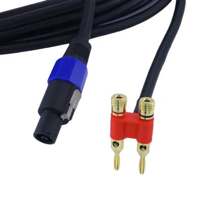 Speakon to Banana Speaker Cable 12 Gauge - 100ft image 3