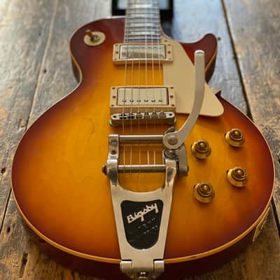 Gibson Les Paul Custom Shop Historic 1958 Reissue with Bigsby (R8) Iced Tea Burst 2012 LPR8 image 9
