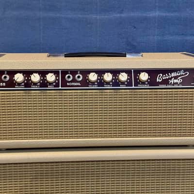 Marsh Blondie 6l6 Bassman Blonde Brownface 2x12 Jensen P12Q Alnico Vintage image 2