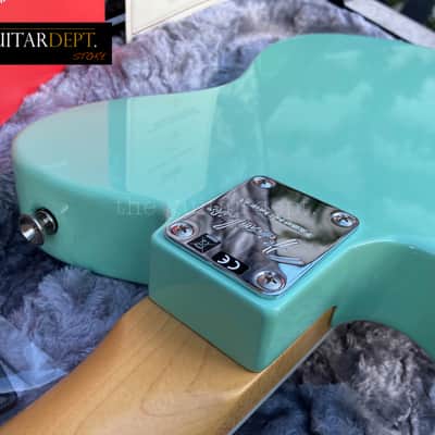 ✭PRISTINE!✭2018 Fender American JAZZ TELE ✭ Parallel Universe ✭ SURF GREEN ✭ Jazzmaster ✭ COA ✭ OHSC image 20