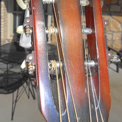 Yamaha Dynamic Guitar No.1 Model - 1959 Vintage - Classical/Folk Guitar - Rare image 5