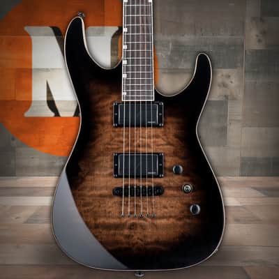 LTD Josh Middleton JM-II - Black Shadow Burst w/ Case (LJMIIQMBLKSHB) image 1