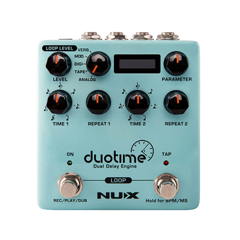 Mint NuX Effects Duotime Dual Delay Engine Guitar Effects Pedal image 1