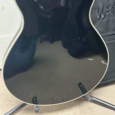 Warwick RockBass Star Bass Semi Hollow 4 String Left-handed Bass Guitar 2025 - Solid Black High Polish image 4