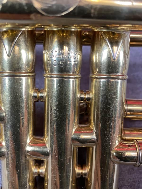 Frank Holton Gustav Heim Custom Trumpet w/Floral Bell (1927) | Reverb