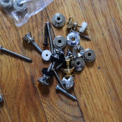 Mixed guitar and gear accessory lot, over 50 items, hardware , strings, tools, pickguards, ect. image 16