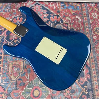 Fender FSR Quilt Top Stratocaster Model ST62-QT-AQB - Aquamarine Blue image 11