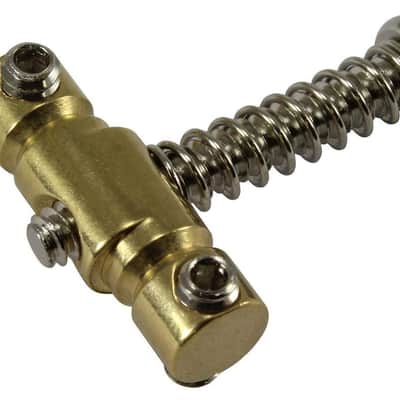 Compensated Telecaster Saddle - Brass - 1/4" Offset Barrel - Set of 3 image 2