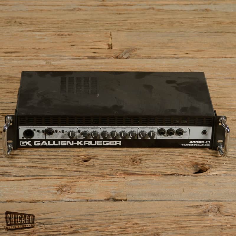 Gallien Krueger 400RB-III Bass Amp Head USED | Reverb