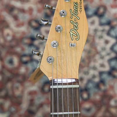 Del-Tone 60's T-style | Aged Vintage White image 19