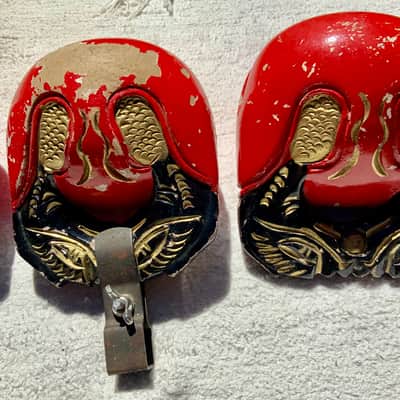 Set of 5 Chinese Chinese temple blocks Vintage video available below image 6