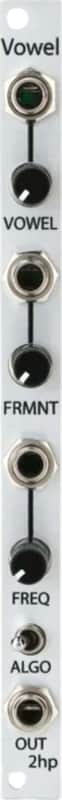 2hp Vowel Speech Synthesis and Formant Oscillator Eurorack Synth Module, Silver image 1