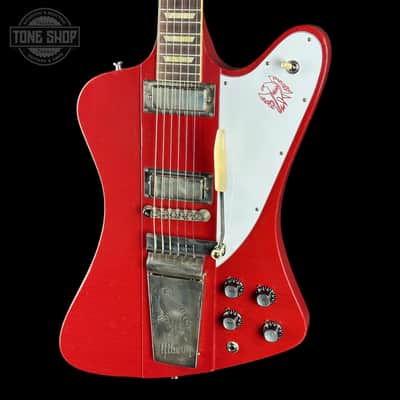 Gibson Custom 1963 Firebird V w/ Maestro Vibrola Light Aged Cardinal Red w/case 407013 image 3