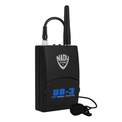 Nady UHF-3 Single Channel DigiTRU Diversity Wireless System w/ Lavalier Mic 470.55 Mhz image 3