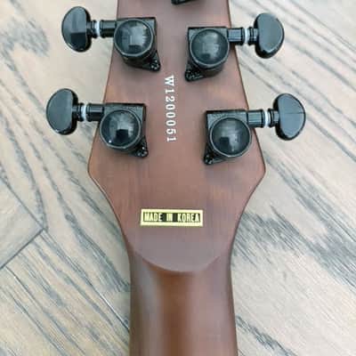 Jericho Fusion Walnut EverTune 6 2022 Natural Walnut w/ Seymour Duncan JB/’59, EverTune & Gig Bag – Korea image 4