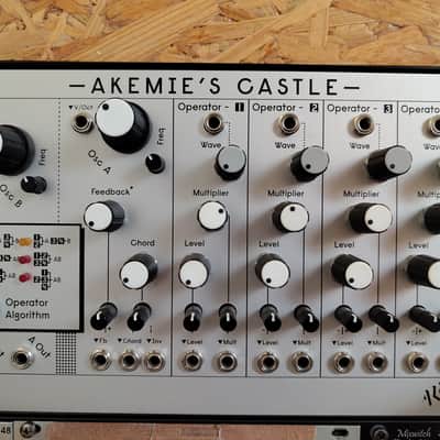 ALM/Busy Circuits ALM011 Akemie's Castle FM Dual VCO Eurorack Synth Module 2015 - Present - Silver image 1
