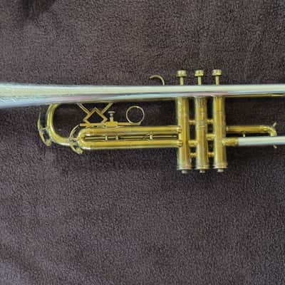 H.N. White King Silvertone Liberty #2 Trumpet 1936 - Sterling Silver and brass image 1