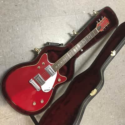 Gretsch Electromatic Dou-Jet  G2923, Fierebird Red 1999  Firebird Red image 2