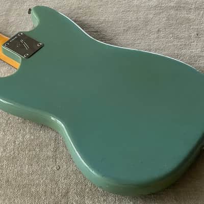 1966 USA Fender Musicmaster II Daphne Blue ES Stamped + OHSC Silver Case Beauty image 16