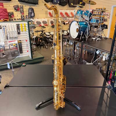 Buffet Crampon BC8402-1-0 2022 Tenor Sax Gold Lacquer and Engraved image 5