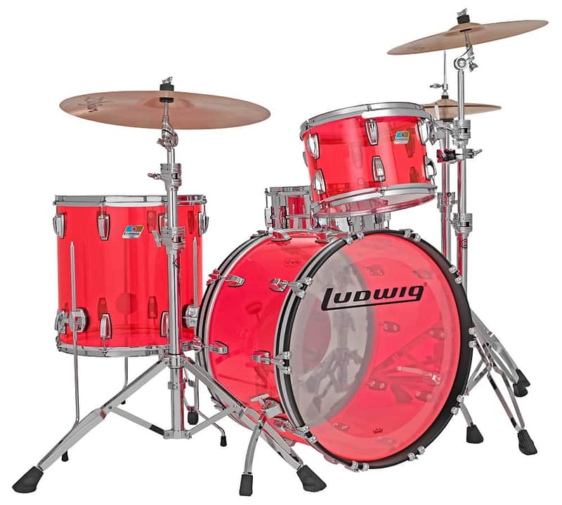 Ludwig Vistalite Reissue Fab Outfit 9x13 / 16x16 / 14x22" Drum Set image 1
