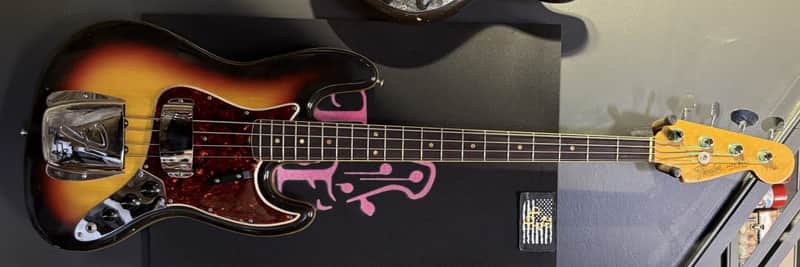 1966 Fender Jazz w/body cover image 1