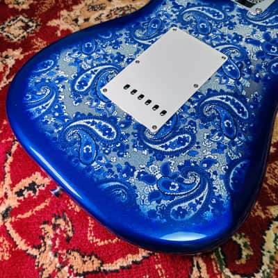 *NEW IN BOX* 2025 Fender Japan Limited Edition Indigo Paisley Stratocaster, Fender Flagship Tokyo Store Exclusive Color, MIJ JD25 image 18