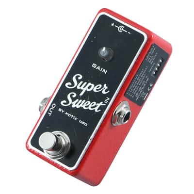 Xotic Effects Super Sweet Boost Guitar Effects Pedal P-30353 image 2