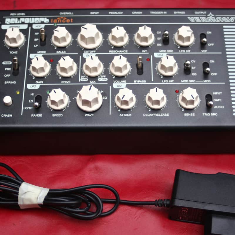 2015 Vermona Retroverb Lancet Spring Reverb Black