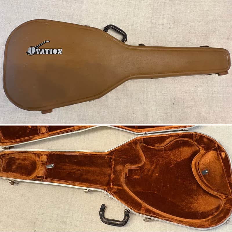 1970’s Ovation Breadwinner Guitar Case Brown image 1