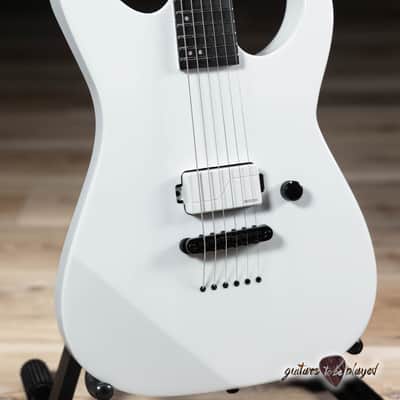 ESP E-II M-I NT Neck Thru Fishman Guitar w/ Case – Snow White image 3