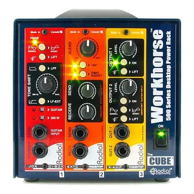Radial Engineering Radial Workhorse Cube Desktop Power Rack image 1