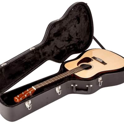 Fender Flat-Top Dreadnought Acoustic Guitar Case, Black 2025 - Black image 2