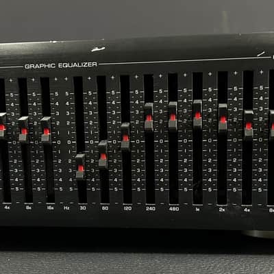 Yamaha EQ-550 Stereo Graphic Equalizer 1990's - Black image 5