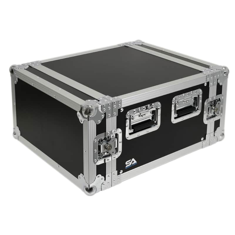 Seismic Audio - SA-PTR-6U - 6 Space Pro Audio DJ Road Rack Case - Pro Tour Grade image 1