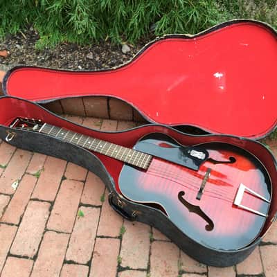 Excellent Harmony Model H950 Monterey Leader 1965 Red Burst image 15