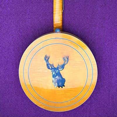 Viermont Luthiers Custom Artisan 5-String Banjo 1989 – One-Off Handcrafted Flame Maple Banjo – Serial B0320 image 2